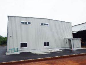 工場建設の施工事例外観　株式会社伊吹正様(滋賀県)