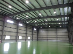工場建設の施工事例内観　株式会社伊吹正様(滋賀県)
