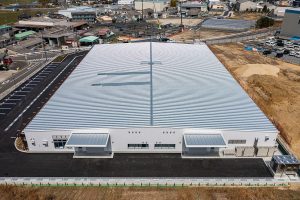 工場建設の施工事例外観　レモジャパン株式会社様(滋賀県)