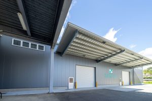 工場建設の施工事例外観　原田織物株式会社様(和歌山県)