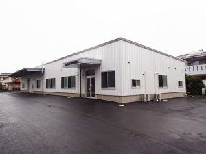 店舗建設の施工事例外観　株式会社早川塗料販売様(愛知県)