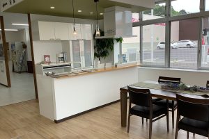 店舗建設の施工事例内観　ヨネダリフォーム福知山店(京都府)