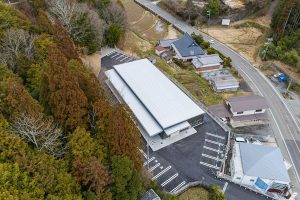 店舗建設の施工事例外観　株式会社エー・フーズ様(京都府)