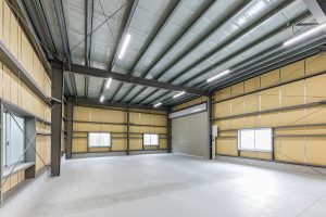 倉庫建設の施工事例内観　有限会社コスモテクノ様(愛知県)
