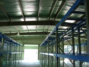 倉庫建設の施工事例内観　ホルベイン画材株式会社様(兵庫県)