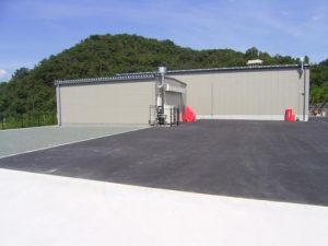 倉庫建設の施工事例外観　大阪化学薬品株式会社様(兵庫県)