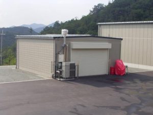 倉庫建設の施工事例外観　大阪化学薬品株式会社様(兵庫県)