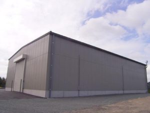 倉庫建設の施工事例外観　大阪化学薬品株式会社様(兵庫県)