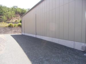 倉庫建設の施工事例外観　大阪化学薬品株式会社様(兵庫県)