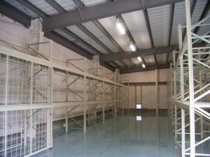 倉庫建設の施工事例内観　大阪化学薬品株式会社様(兵庫県)