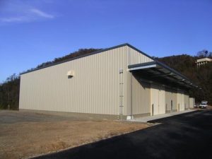 倉庫建設の施工事例外観　大阪化学薬品株式会社様(兵庫県)