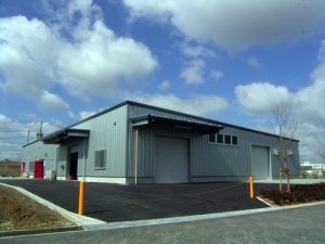 倉庫建設の施工事例外観　株式会社アーカム様(兵庫県)