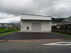 倉庫建設の施工事例外観　合資会社 日本蝋燭製造所様(兵庫県)