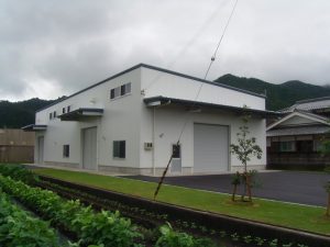 倉庫建設の施工事例外観　合資会社 日本蝋燭製造所様(兵庫県)
