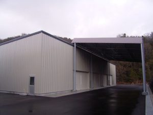 倉庫建設の施工事例外観　大阪化学薬品株式会社様(兵庫県)