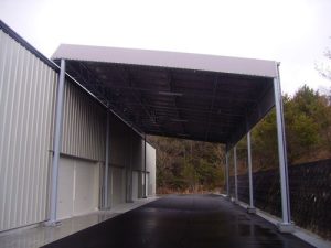 倉庫建設の施工事例外観　大阪化学薬品株式会社様(兵庫県)