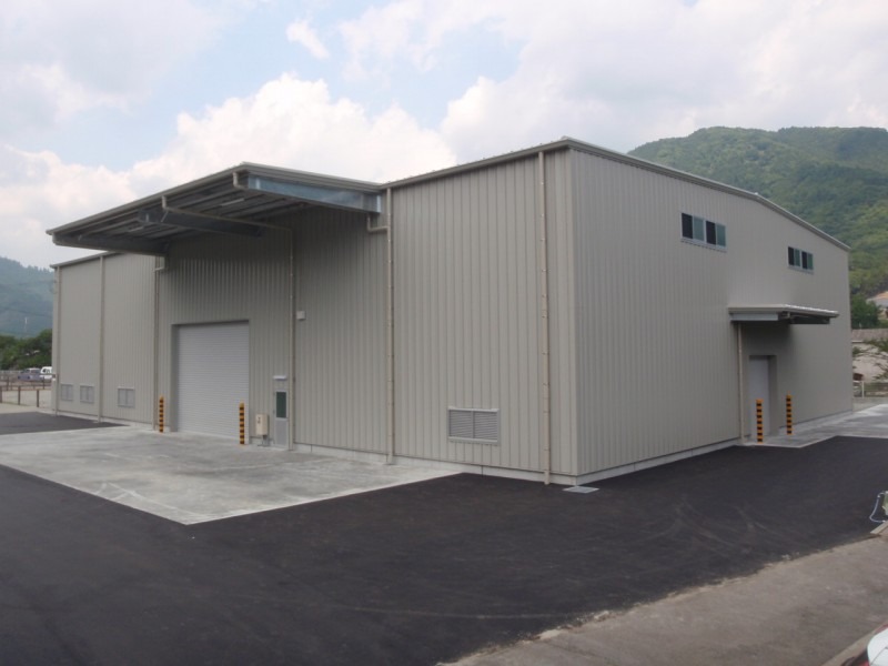 倉庫建設の施工事例外観 有限会社丸福物流サービス様(兵庫県)