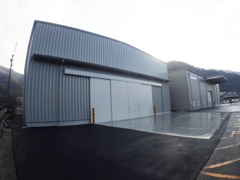 倉庫建設の施工事例外観 有限会社丸福物流サービス様(兵庫県)