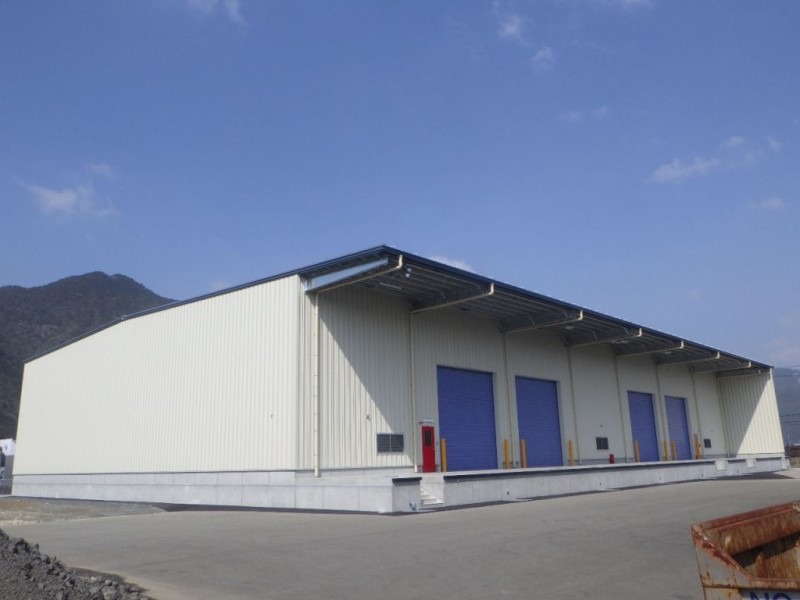 倉庫建設の施工事例外観 氷上急行運輸倉庫株式会社様(兵庫県)