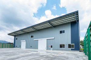 倉庫建設の施工事例外観　東洋資源株式会社様(兵庫県)