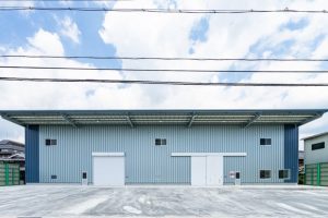 倉庫建設の施工事例外観　東洋資源株式会社様(兵庫県)