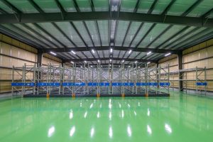 倉庫建設の施工事例内観　ホルベイン画材株式会社様(兵庫県)