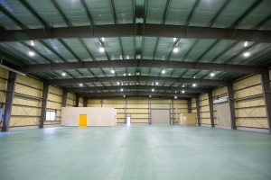 倉庫建設の施工事例内観　マーテック株式会社様(兵庫県)