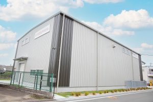倉庫建設の施工事例外観　間瀬建設株式会社様(兵庫県)