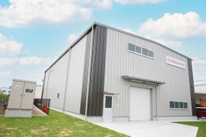 倉庫建設の施工事例外観　間瀬建設株式会社様(兵庫県)