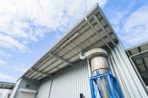 倉庫建設の施工事例外観　田中飼料株式会社様(兵庫県)
