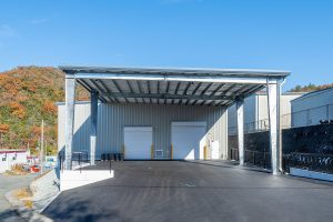 倉庫建設の施工事例外観　大阪化学薬品株式会社様(兵庫県)