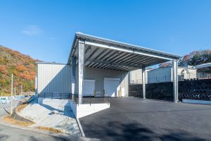 倉庫建設の施工事例外観　大阪化学薬品株式会社様(兵庫県)