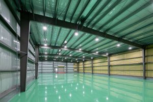 倉庫建設の施工事例内観　大阪化学薬品株式会社様(兵庫県)