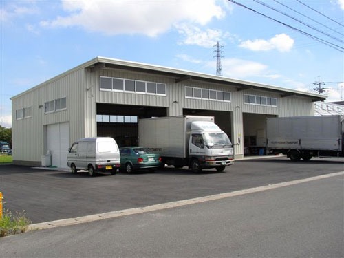 倉庫建設の施工事例外観 株式会社コムキャリー様(京都府)