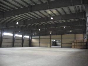 倉庫建設の施工事例内観　丸玉木材株式会社様(京都府)