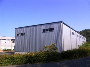 倉庫建設の施工事例外観　日本海精錬株式会社様(京都府)