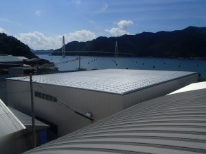 倉庫建設の施工事例外観　丸玉木材株式会社様(京都府)