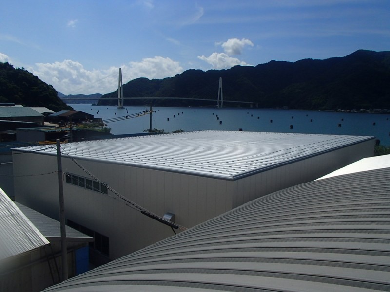 倉庫建設の施工事例外観 丸玉木材株式会社様(京都府)