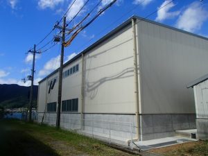 倉庫建設の施工事例外観　丸玉木材株式会社様(京都府)