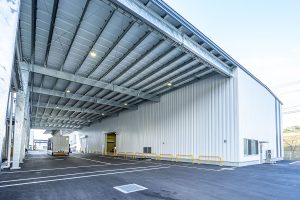 倉庫建設の施工事例外観　国産部品工業株式会社様(京都府)