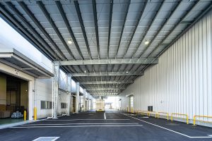 倉庫建設の施工事例外観　国産部品工業株式会社様(京都府)
