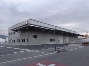 倉庫建設の施工事例外観　大建プラスチックス株式会社様(大阪府)