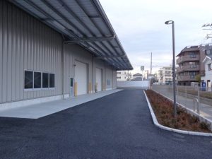 倉庫建設の施工事例外観　大建プラスチックス株式会社様(大阪府)