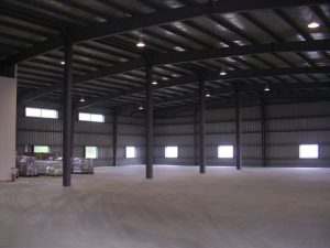 倉庫建設の施工事例内観　株式会社伊吹正様(滋賀県)
