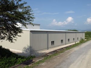 倉庫建設の施工事例外観　株式会社伊吹正様(滋賀県)