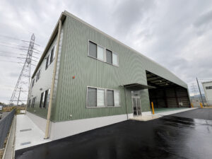 工場建設の施工事例外観　有限会社エヌ・アール・エス様(兵庫県)