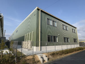工場建設の施工事例外観　有限会社エヌ・アール・エス様(兵庫県)