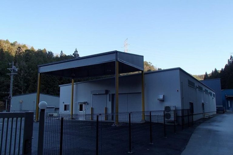 工場建設の施工事例外観　東光紙工業株式会社様(京都府)