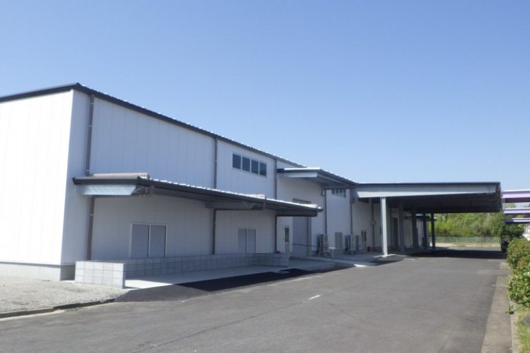 工場建設の施工事例外観　株式会社ベッセル福知山様(京都府)