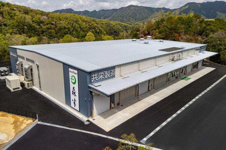 工場建設の施工事例外観　共栄製茶株式会社様(京都府)